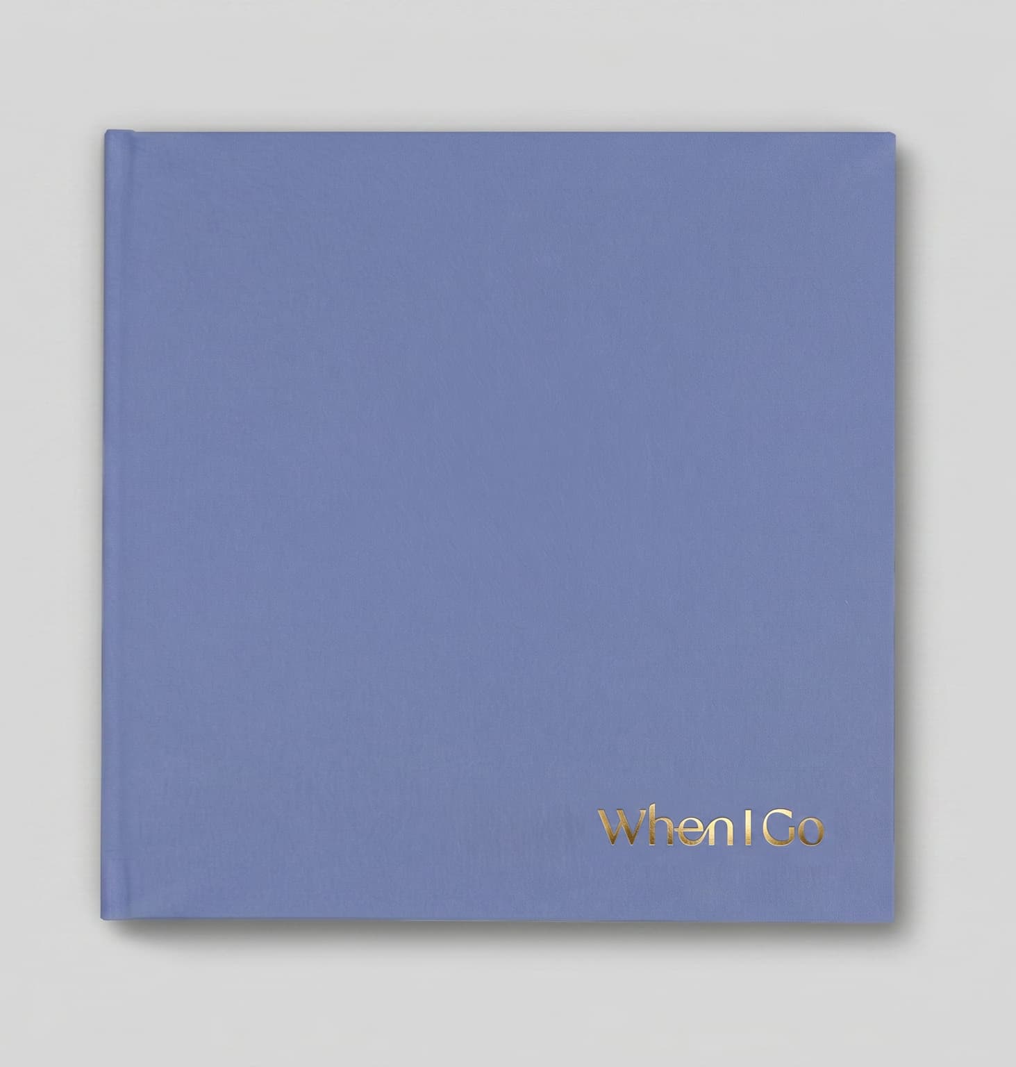 When I Go binder cover